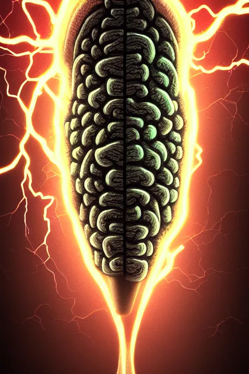 Prompt: minds magic movie poster of brains electricity and lightning, bloodcells as an vortex, realistic, modern, intricate, elegant, highly detailed, digital painting, artstation, concept art,, smooth, sharp focus, illustration