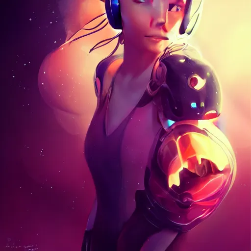 Image similar to beautiful portrait of a friendly android wearing a bee costume, character design by charlie bowater, ross tran, artgerm, and makoto shinkai, highly detailed, soft lighting