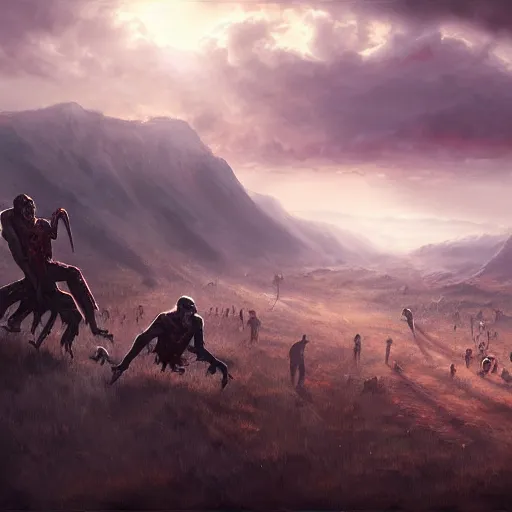 Image similar to zombie apocalypse by jessica rossier, detailed