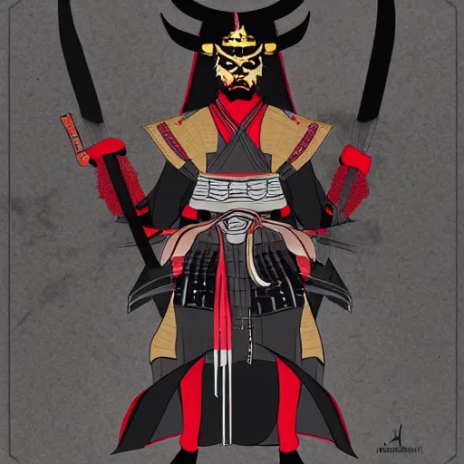 Image similar to demon samurai