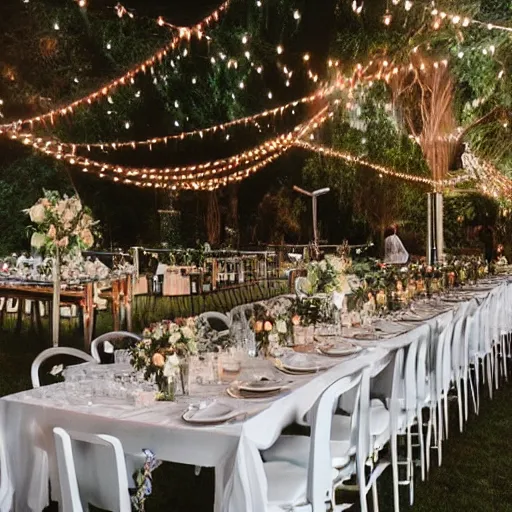 Image similar to unique wedding reception