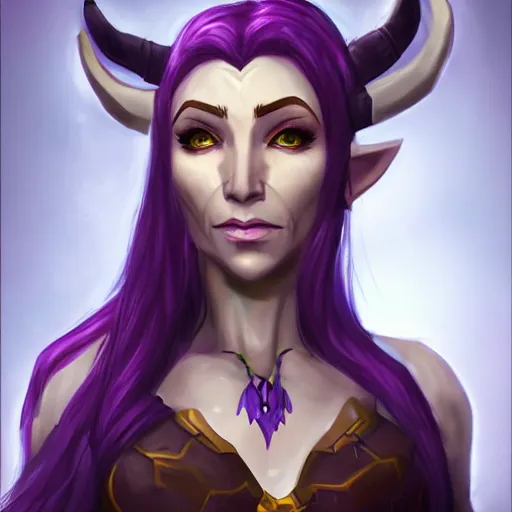 Prompt: Draenei hunter, world of warcraft, character concept, very detailed, trending on artstation, portrait