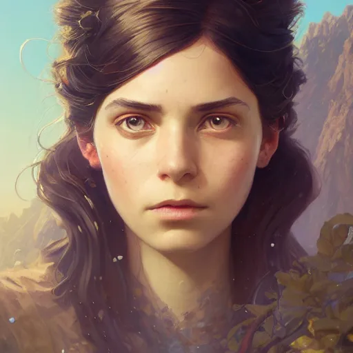 Prompt: Highly detailed portrait of Hila Klein, unreal engine, fantasy art by Greg Rutkowski, Loish, Rhads, ferdinand knab, Makoto Shinkai and Lois van baarle, ilya kuvshinov, rossdraws, Tom Bagshaw, alphonse mucha, global illumination, radiant light, detailed and intricate environment