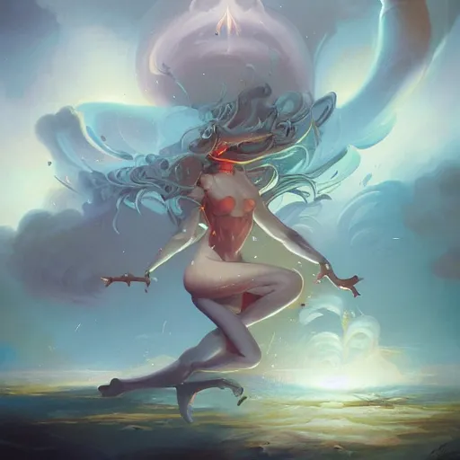 Prompt: Magical Explosion by Peter Mohrbacher