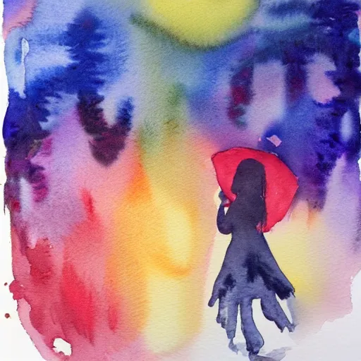 Image similar to can i borrow a feeling, watercolor