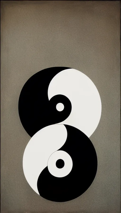 Image similar to Abstract representation of ying Yang concept, by Dan Witz