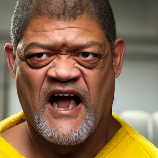 Image similar to laurence fishburne as pikachu