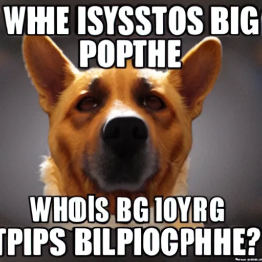 Prompt: who is the mysterious big Poochie