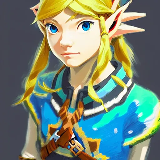 Zelda breath of the wild 2 Fan art - Finished Projects - Blender Artists  Community