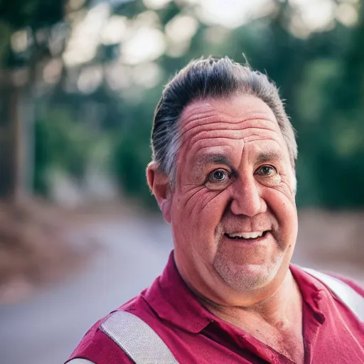 Prompt: portrait photo still of real life fred flintstone, 8 k, 8 5 mm f 1. 8