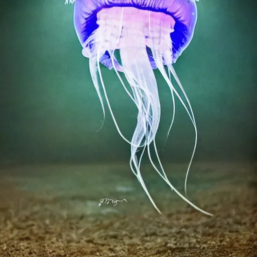 Image similar to a jellyfish - cat - hybrid, animal photography