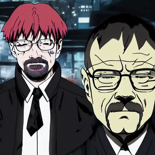 Image similar to Walter White in Tokyo Ghoul