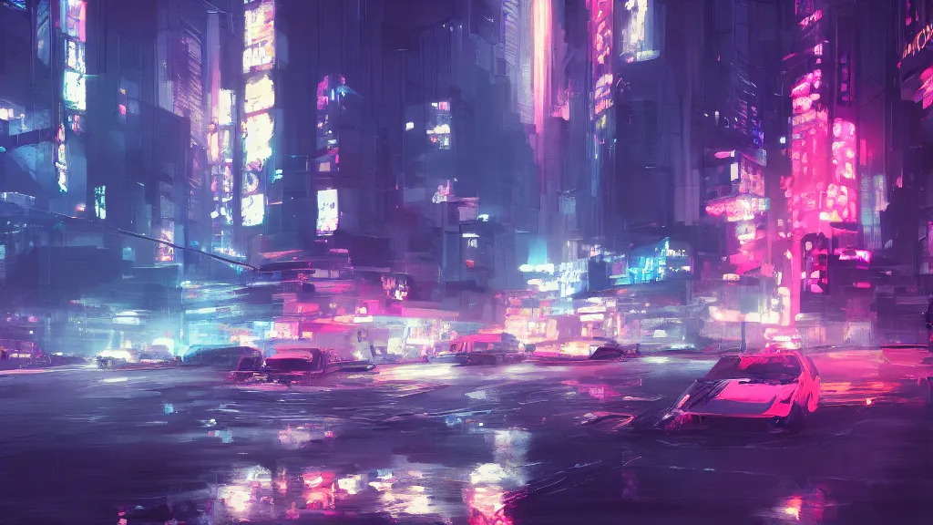 Image similar to a painting in the style of liam wong and in the style of makoto shinkai.
