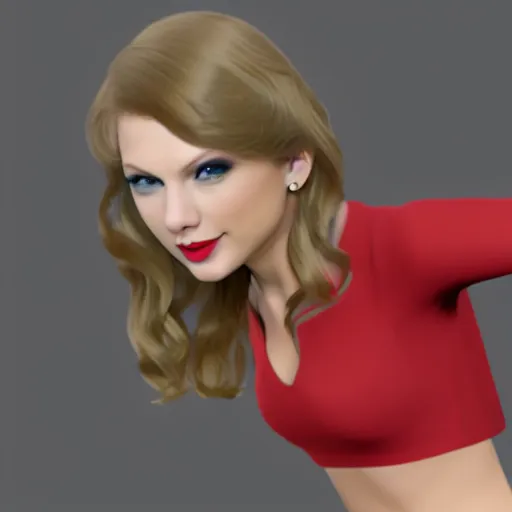 Prompt: Taylor swift as a Pokemon 3d render