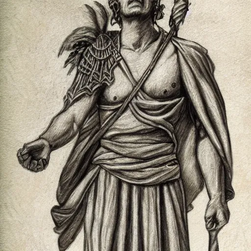 Image similar to pencil illustration of the roman empire