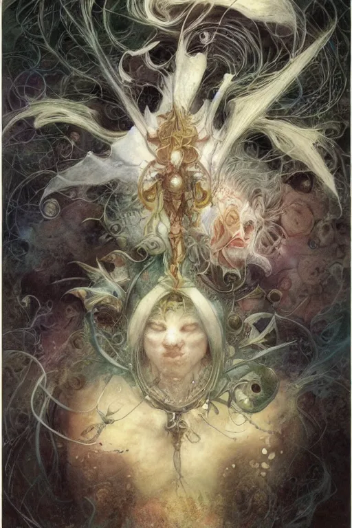 Prompt: white male entitlement. by brian froud, yoshitaka amano, kim keever, victo ngai