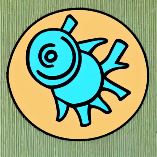 Image similar to sticker snail cartoon whimsical