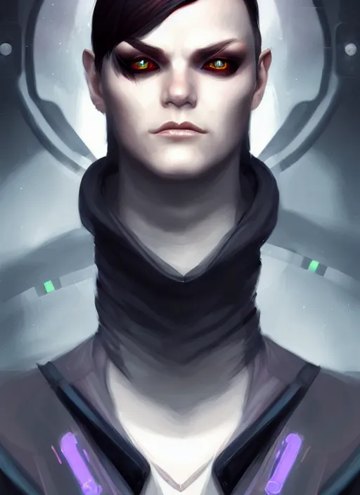 Prompt: « a portrait o cyberpunk hitler, glowing eyes, a digital painting by charlie bowater, featured on cgsociety, fantasy art, behance hd, wiccan, artstation hd »