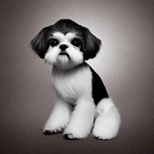 Image similar to Stylized Professional Photograph of a Robot Shih Tzu