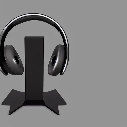 Prompt: wireless headphone stand, futuristic, techno, cyberpunk, product design, render, concept, fun, cute