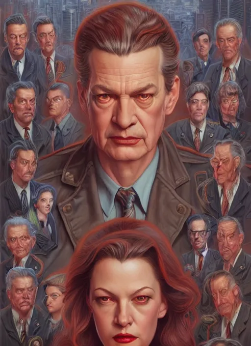 Image similar to twin peaks movie poster art, highly detailed, digital painting, artstation, concept art, smooth, sharp focus, illustration, artgerm, donato giancola, joseph christian leyendecker, wlop