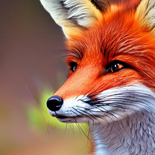Prompt: realistic photography of a fox