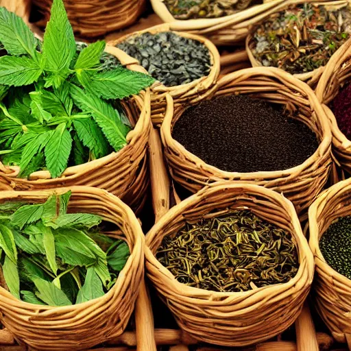 Prompt: medical herbs in ancient rome