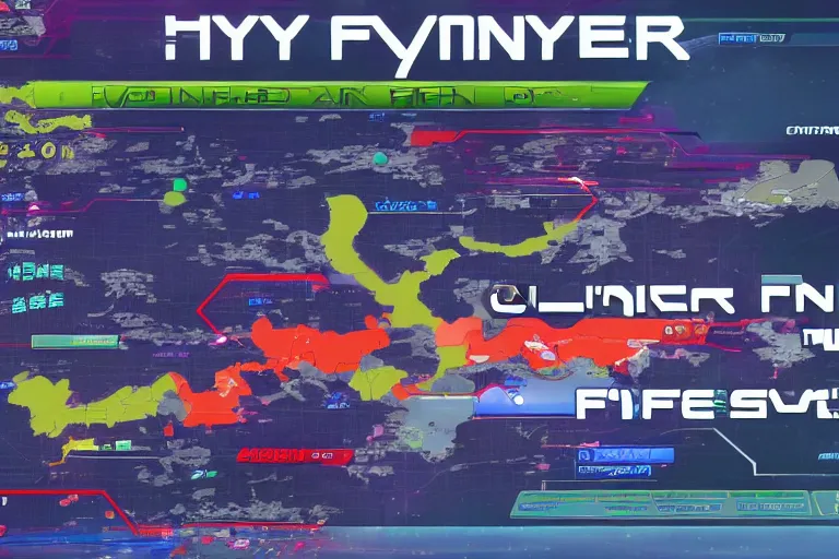 Image similar to cyber finno - korean hyperwar battlefield