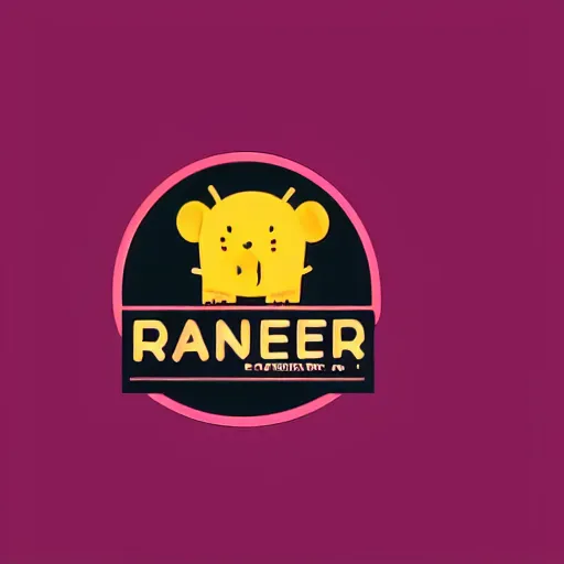 Prompt: a cute logo for a prompt randomizer app, trendy, symmetrical, vector art, company logo, dark background