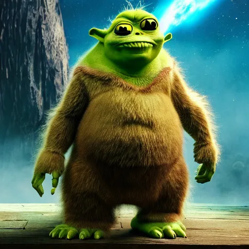 Prompt: elon musk godzilla yoda donkey kong pikachu yeti shrek spongebob homer groot rick sanchez elsa, highly detailed, extremely high quality, hd, 4 k, 8 k, professional photographer, 4 0 mp, lifelike, top - rated, award winning, cinematic, realistic, detailed lighting, detailed shadows, sharp, no blur, edited, corrected, trending