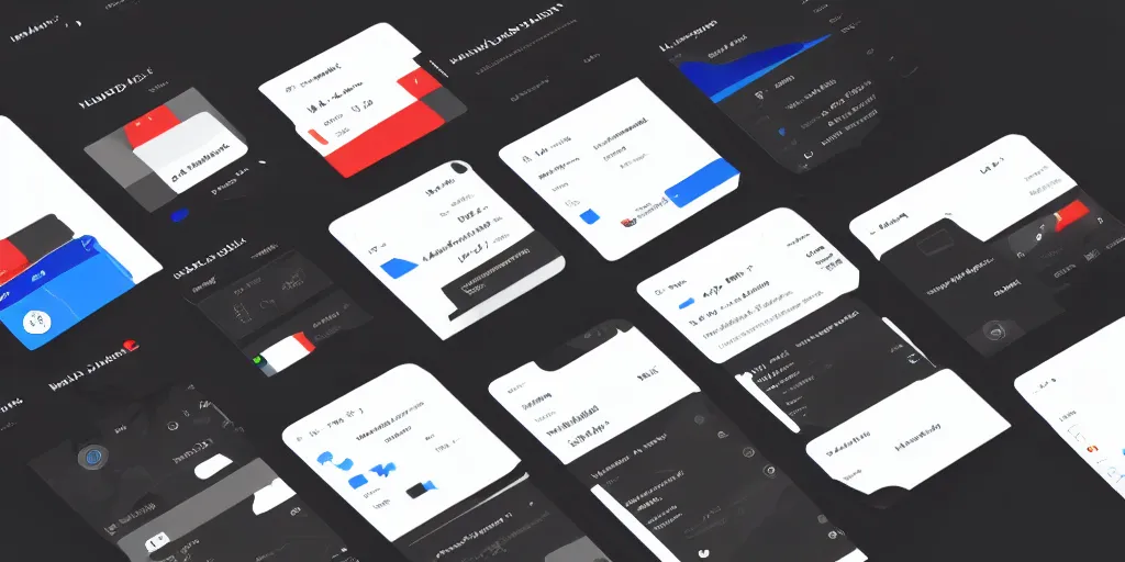 Image similar to UC mock-up for a time traveling app, hyperrealistic, flat design, dark mode