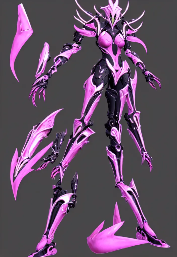 Prompt: exquisite full body shot of a beautiful stunning saryn prime warframe, that's a beautiful stunning anthropomorphic robot female dragon with metal cat ears, cute elegant pose, robot cat paws for feet, thick warframe legs, detailed arms, sharp claws, slick pink armor, streamlined white armor, long elegant tail, two (arms), two (legs), detailed warframe fanart, destiny fanart, macro art, dragon art, furry art, realistic digital art, warframe art, Destiny art, furaffinity, DeviantArt, artstation, 3D realistic, 8k HD, octane render