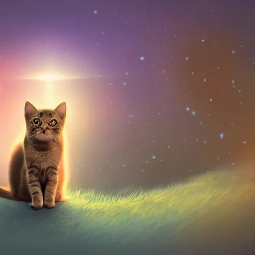 Image similar to cat theme logo, cat theme banner, cat design, art photography style, trending on artstation, warm light, lovely and cute, fantasy art, 8 k resolution