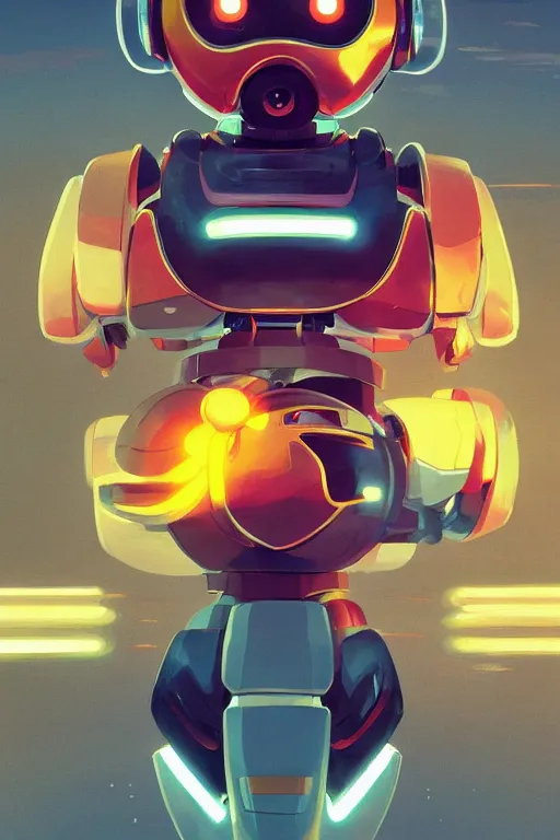 Image similar to metabots medabots medarotto medarot robot minimalist comics helmet mask neon cybereye, behance hd by jesper ejsing, by rhads, makoto shinkai and lois van baarle, ilya kuvshinov, rossdraws global illumination ray tracing hdr radiating a glowing aura