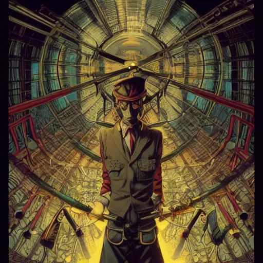 Image similar to portrait of crazy pinocchio, symmetrical, by yoichi hatakenaka, masamune shirow, josan gonzales and dan mumford, ayami kojima, takato yamamoto, barclay shaw, karol bak, yukito kishiro