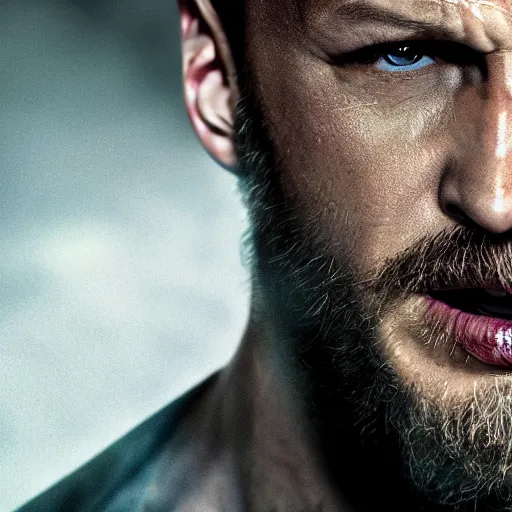 Image similar to tom hardy as wolverine from x - men digital art 4 k detailed super realistic