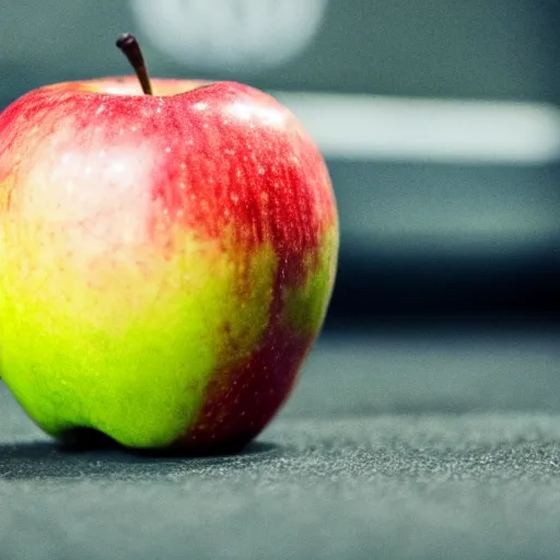 Image similar to an apple doing CrossFit