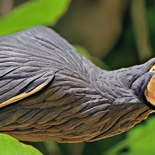 Prompt: cute archaeopteryx sleeping