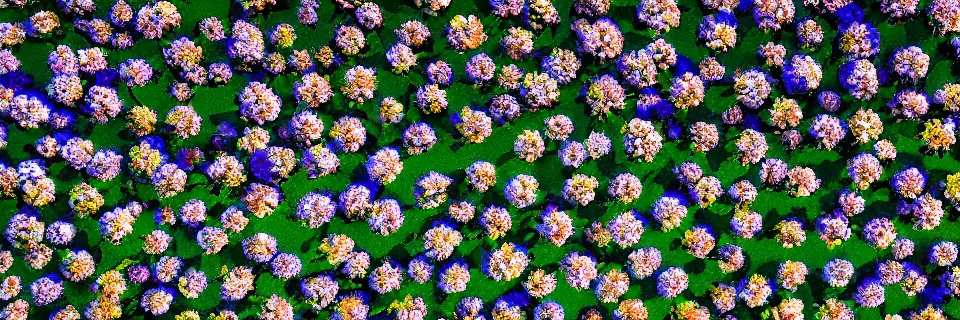 Image similar to photovoltaic flowers blooming, close-up from above, reflections, 8k, stunning masterpiece, octane render, award winning, world press photo, futuristic, intense atmosphere