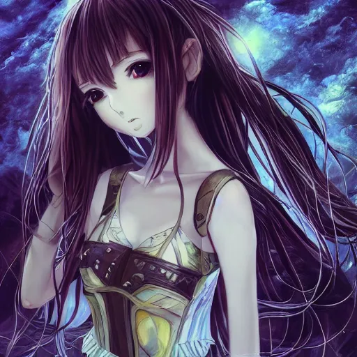 Image similar to “ anime, full body, cute, female, a slender pretty girl wielding a huge hammer, highly intricate detailed, light and shadow effects, intricate, highly detailed, digital painting, art station, concept art, smooth, sharp focus, illustration, advanced digital anime art, the most beautiful thing in the real world, so detailed that the ai drew it ”