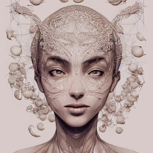 Prompt: the portrait of an absurdly beautiful, graceful, elegant, sophisticated, sensual young teen girl made up of lemons looking up, an ultrafine hyperdetailed illustration by kim jung gi, irakli nadar, detailed faces, intricate linework, bright colors, octopath traveler, final fantasy, unreal engine highly rendered, global illumination, radiant light, detailed and intricate environment