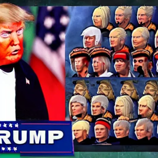 Image similar to donald trump in gauntlet legends for n 6 4