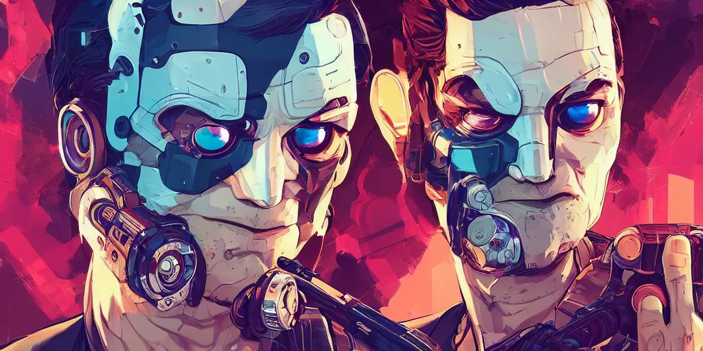 Image similar to a face covered with computer circuits, art gta 5 cover, official fanart behance hd artstation by tristan eaton, jesper ejsing, by rhads, makoto shinkai and lois van baarle, ilya kuvshinov, ossdraws, that looks like it is from borderlands and by feng zhu and loish and laurie greasley, victo