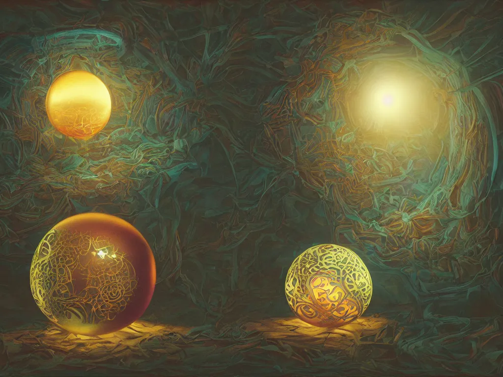 Prompt: the orb of truth, sunlight study, art nouveau, by rachel ruysch and ( ( ( ( lisa frank ) ) ) ), 8 k, sharp focus, octane render, ( ( ( ( ( kauai ) ) ) ) )