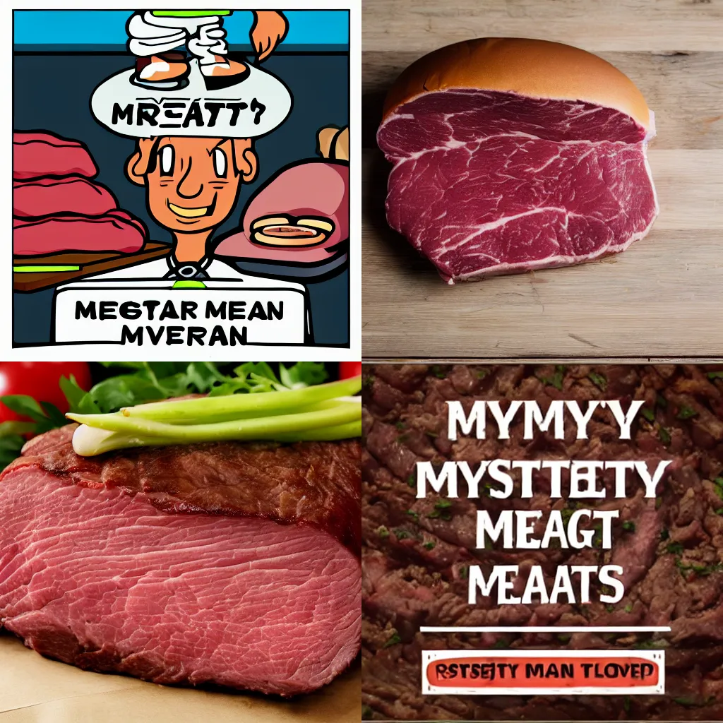 Prompt: mystery meat