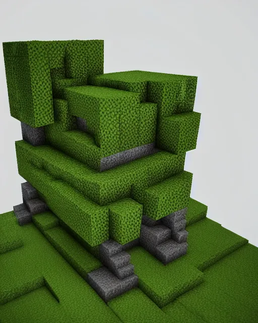 Image similar to minecraft creeper, photorealistic, extreme detail, 8 k, octane render