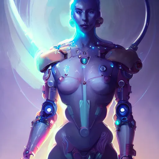 Image similar to a portrait of a beautiful cybernetic celestial, cyberpunk concept art by pete mohrbacher and wlop and artgerm and josan gonzales, digital art, highly detailed, intricate, sci-fi, sharp focus, Trending on Artstation HQ, deviantart, unreal engine 5, 4K UHD image