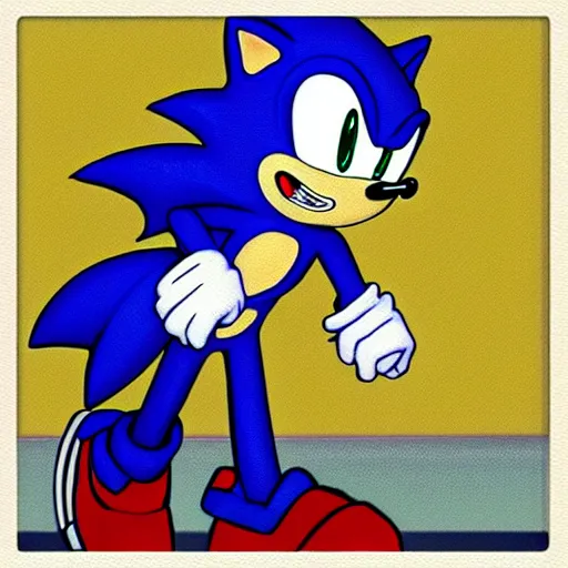 Prompt: “sonic the hedgehog, by Vincent Van Gogh”