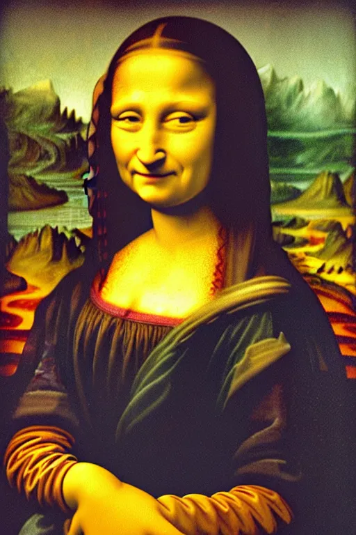 Image similar to Homer Simpson as Mona Lisa,