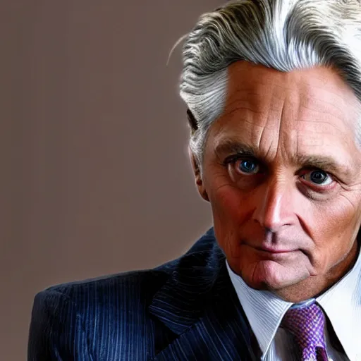 Image similar to Gordon Gekko as a crypto trader in 2020s